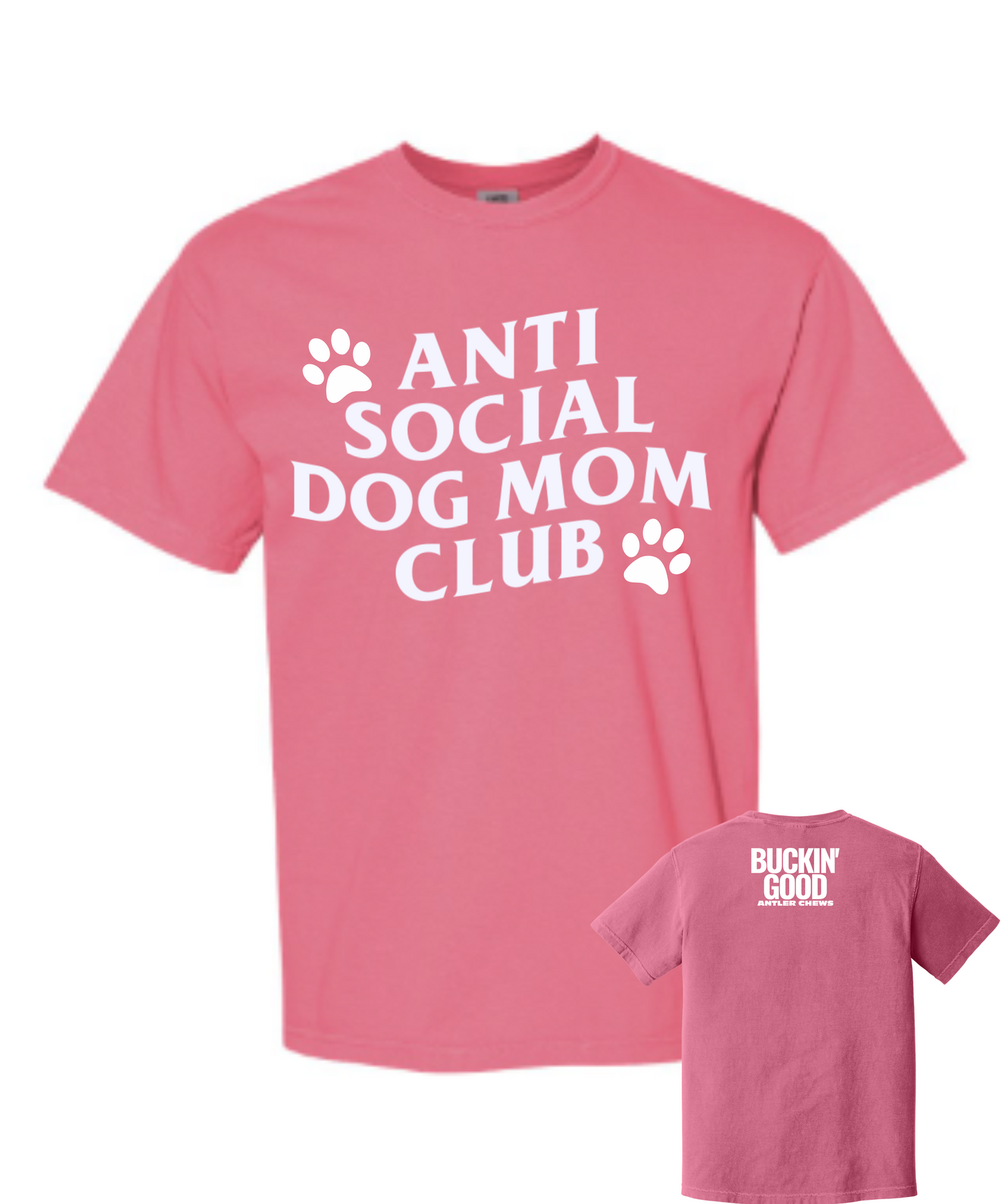 Anti Social Dog Mom Club Tee