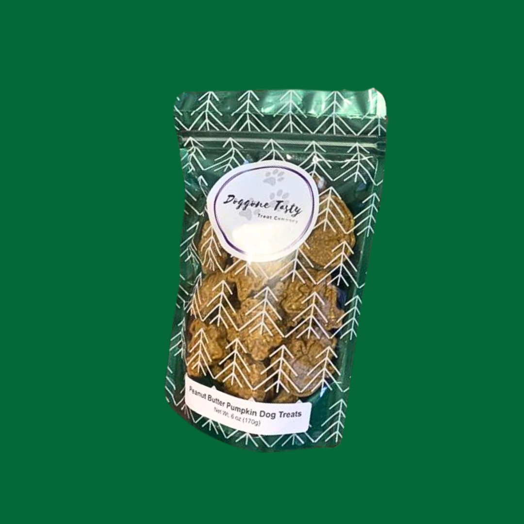 Peanut Butter Pumpkin Dog Treats - Christmas Shapes