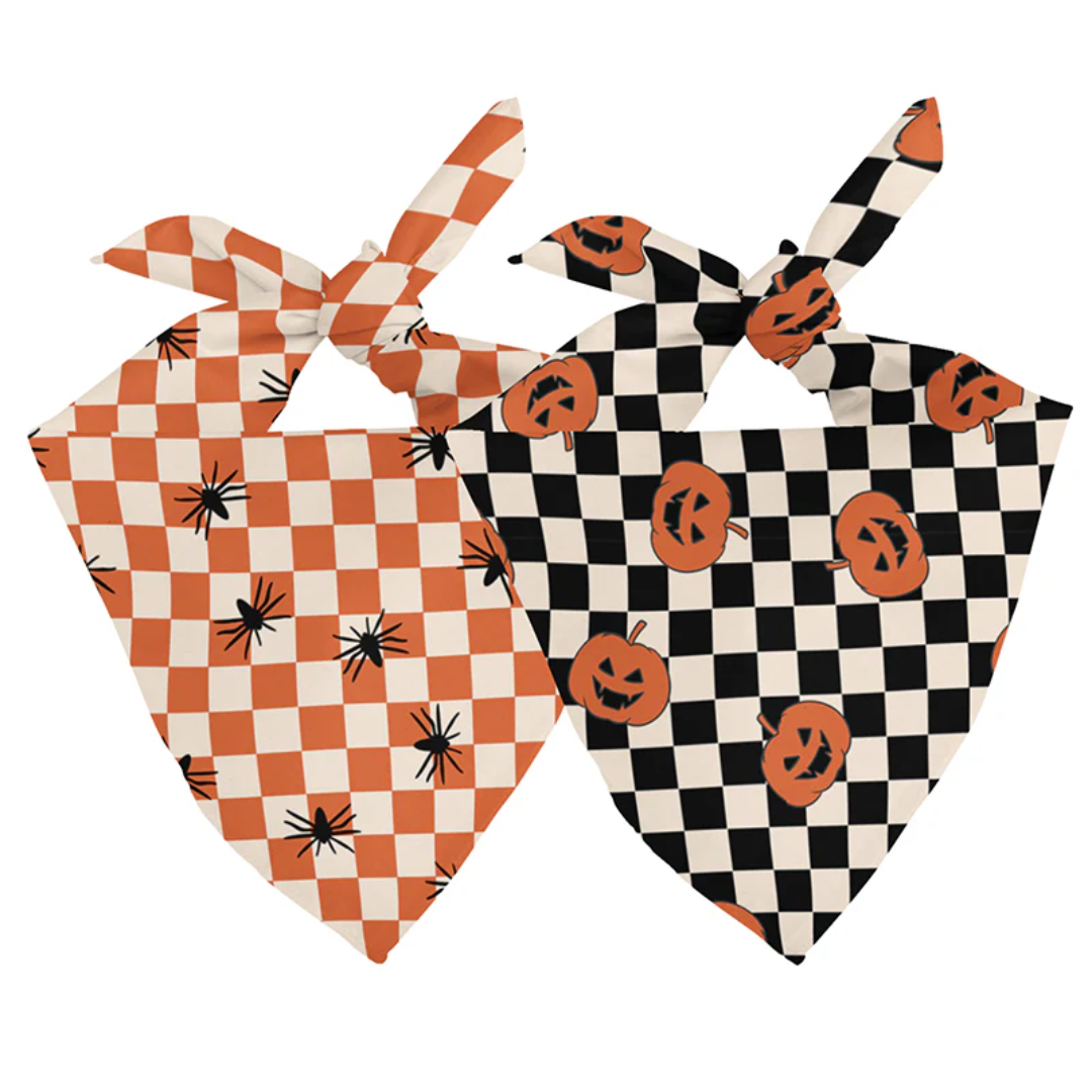 Halloween Plaid Bandana