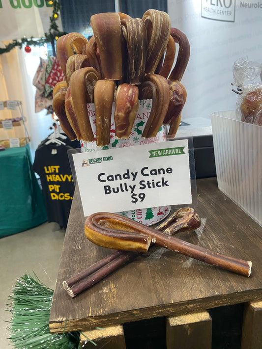 Candy Cane Bully Stick